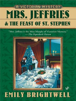 cover image of Mrs. Jeffries and the Feast of St. Stephen
